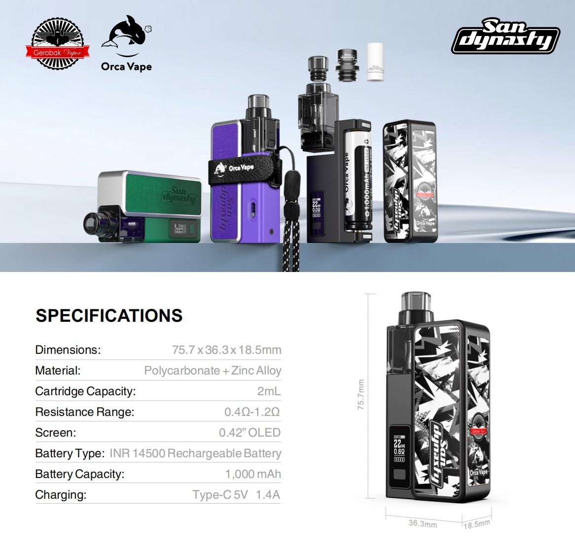 San Dynasty 小海豚 30W 主機|顏值封神|性能暴擊:圖片 2