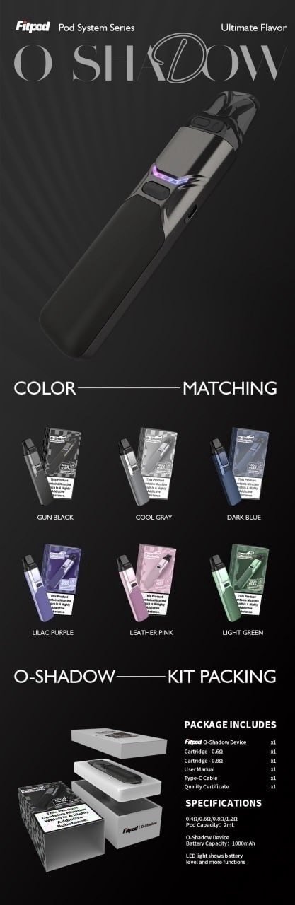 Fitpod O-shadow 電子煙主機:圖片 3