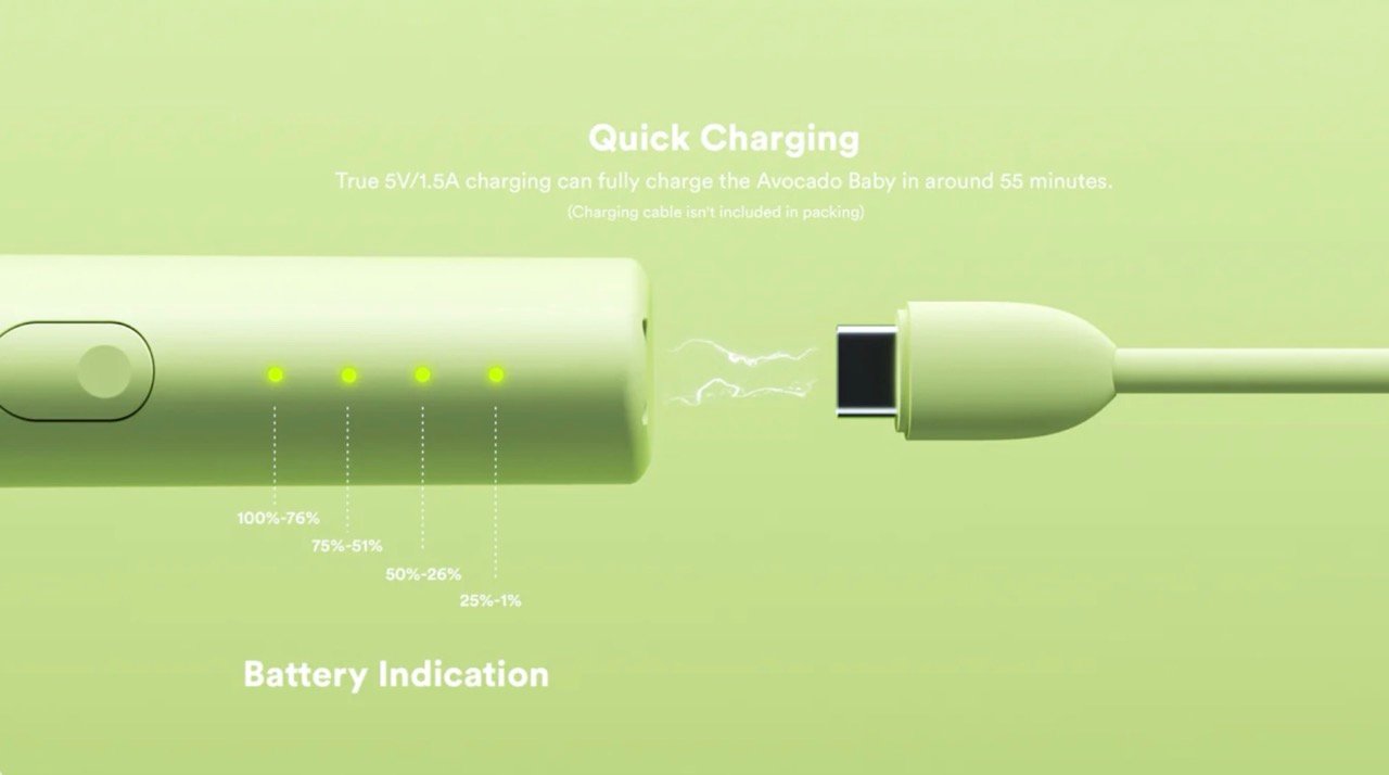 VAPTIO Avocado Baby 1100mAh 酪梨寶寶 電子煙主機套裝:圖片 8